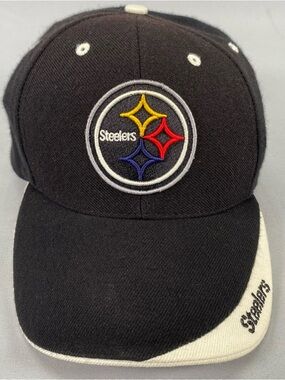 Pittsburgh Steelers Vintage Twins Enterprise NFL Hat Cap Black Snapback